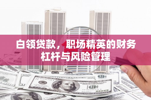 安乐白领贷款，职场精英的财务杠杆与风险管理