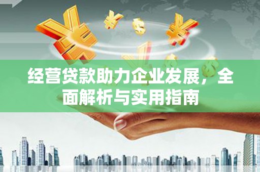 安乐经营贷款助力企业发展，全面解析与实用指南