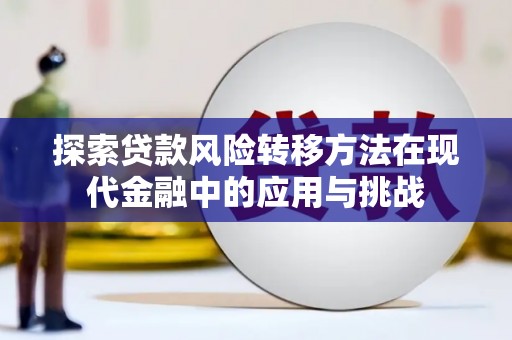 安乐探索贷款风险转移方法在现代金融中的应用与挑战