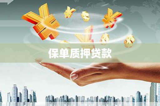 安乐保单质押贷款