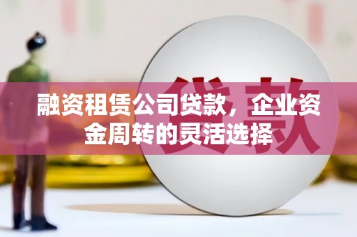 安乐融资租赁公司贷款，企业资金周转的灵活选择