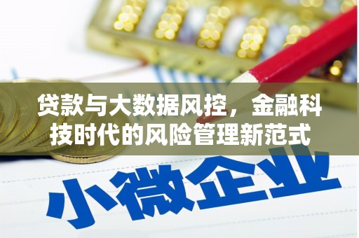 安乐贷款与大数据风控，金融科技时代的风险管理新范式
