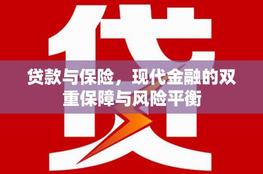 安乐贷款与保险，现代金融的双重保障与风险平衡