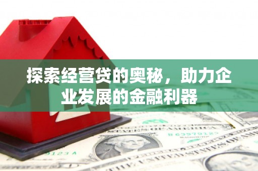 安乐探索经营贷的奥秘，助力企业发展的金融利器