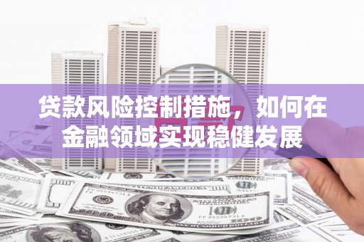 安乐贷款风险控制措施，如何在金融领域实现稳健发展
