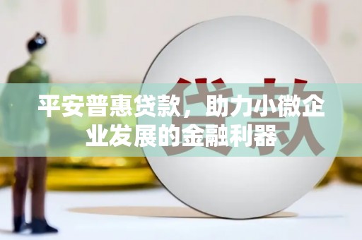 安乐平安普惠贷款，助力小微企业发展的金融利器