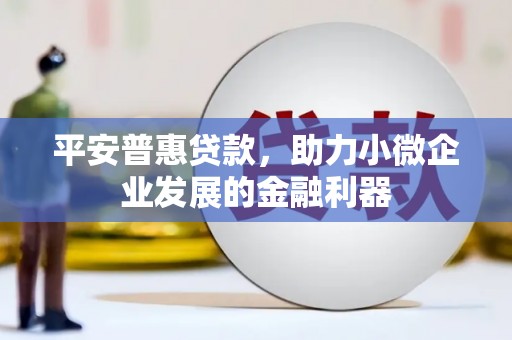 安乐平安普惠贷款，助力小微企业发展的金融利器