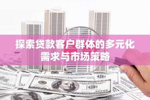 安乐探索贷款客户群体的多元化需求与市场策略