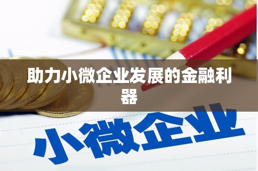 安乐助力小微企业发展的金融利器