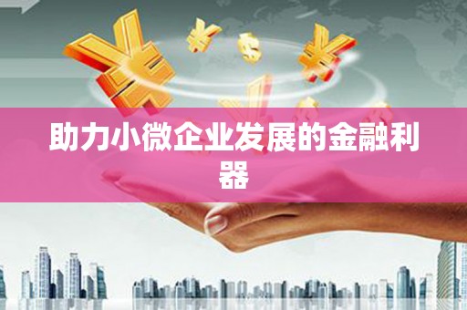 安乐助力小微企业发展的金融利器
